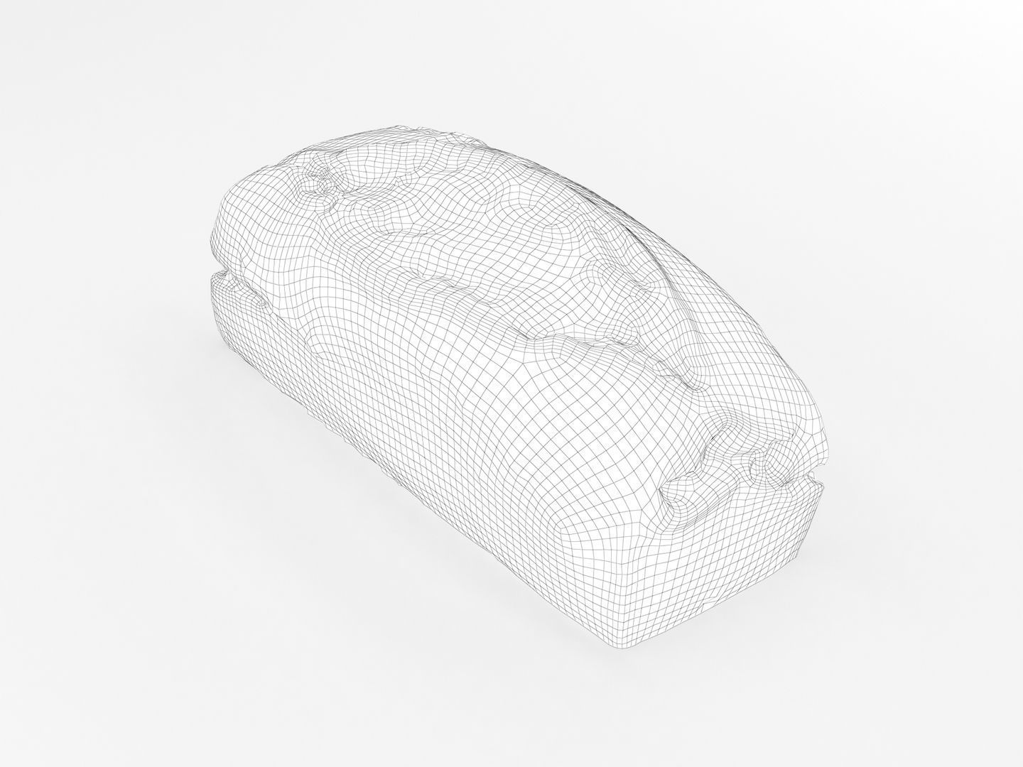 Bread Loaf 002 3D model_13