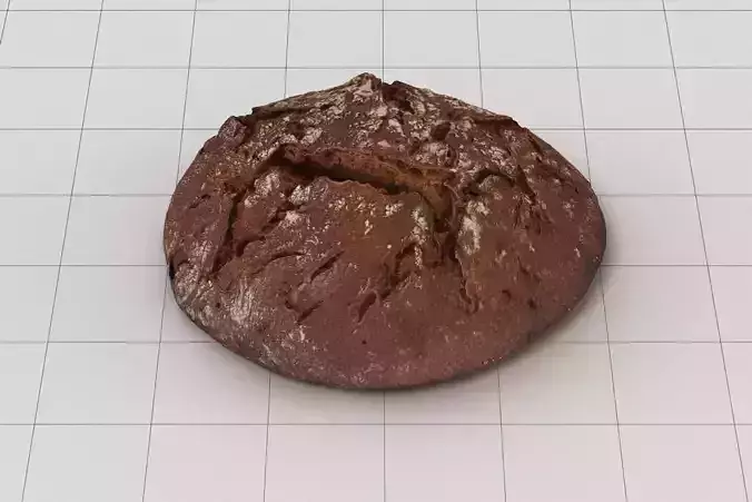 Bread Loaf 001 3D model