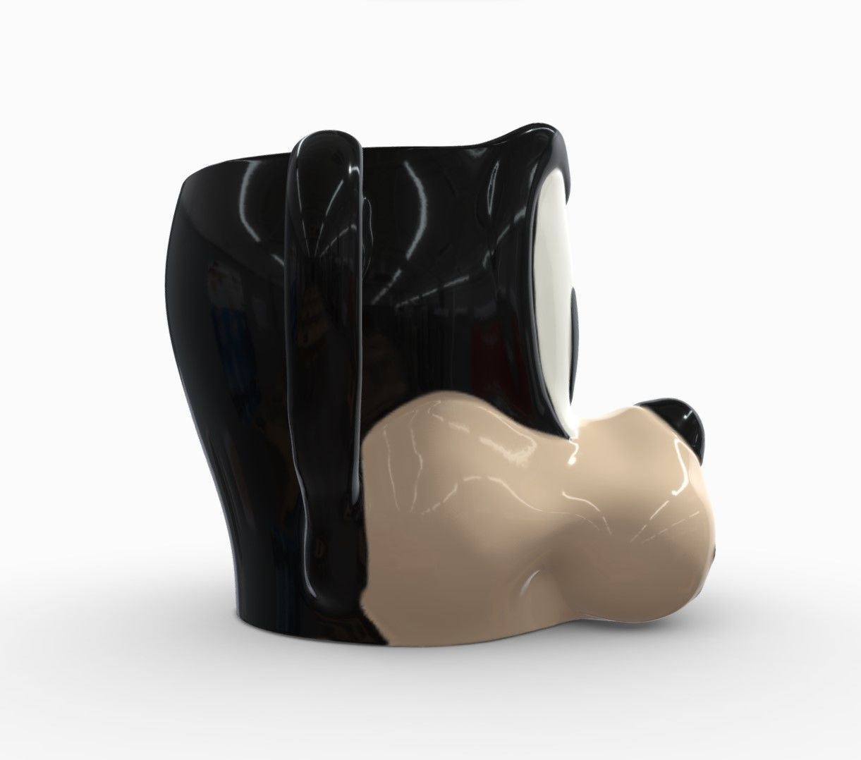 Goofy Mug - 3D Printable 3D print model_7
