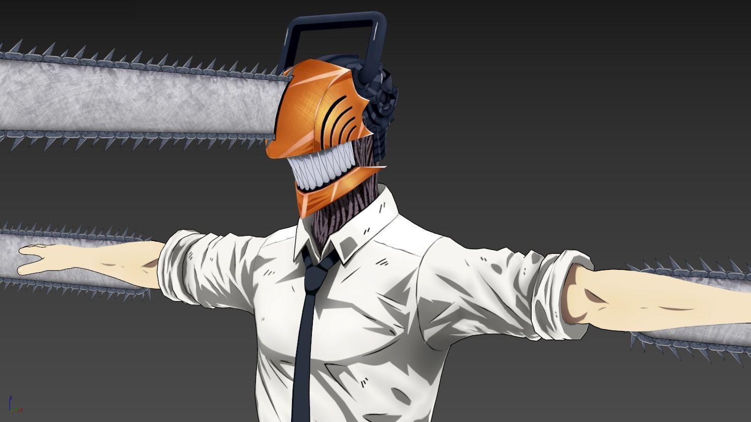 Chainsaw Man Avatar VRChat 3D model_5