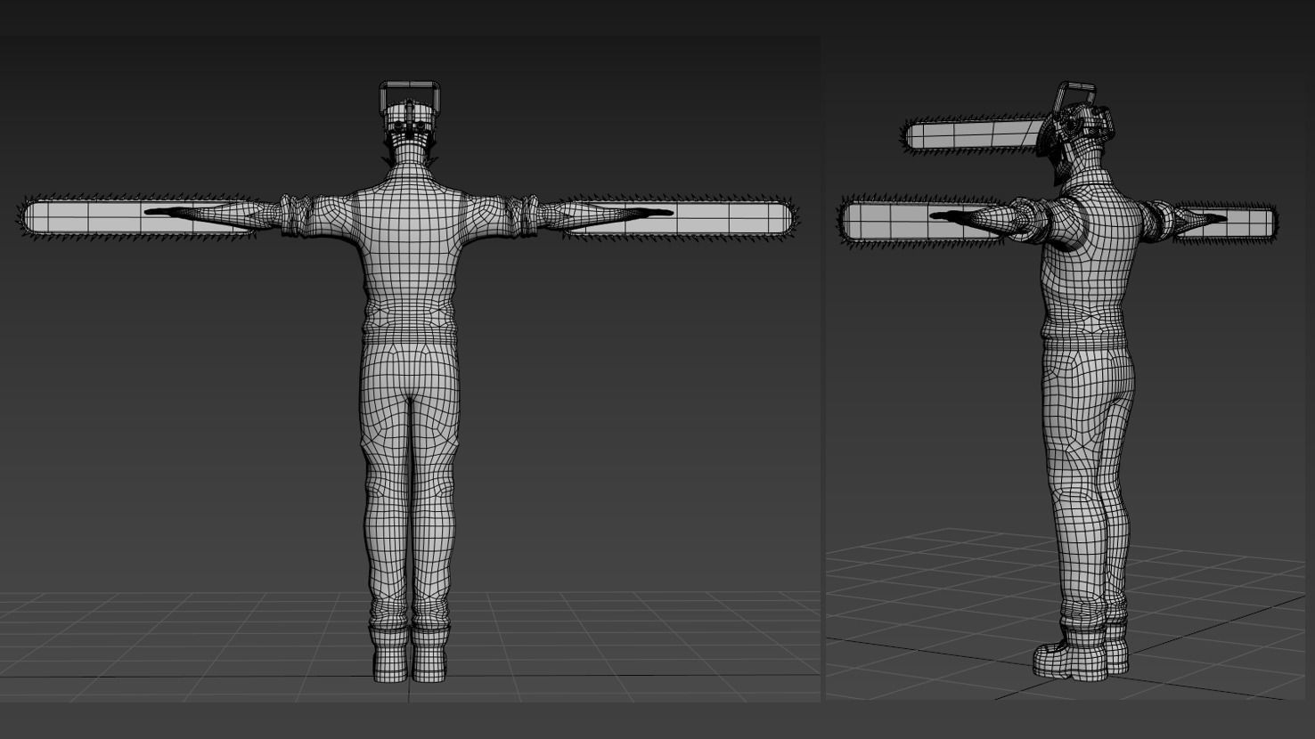Chainsaw Man Avatar VRChat 3D model_3