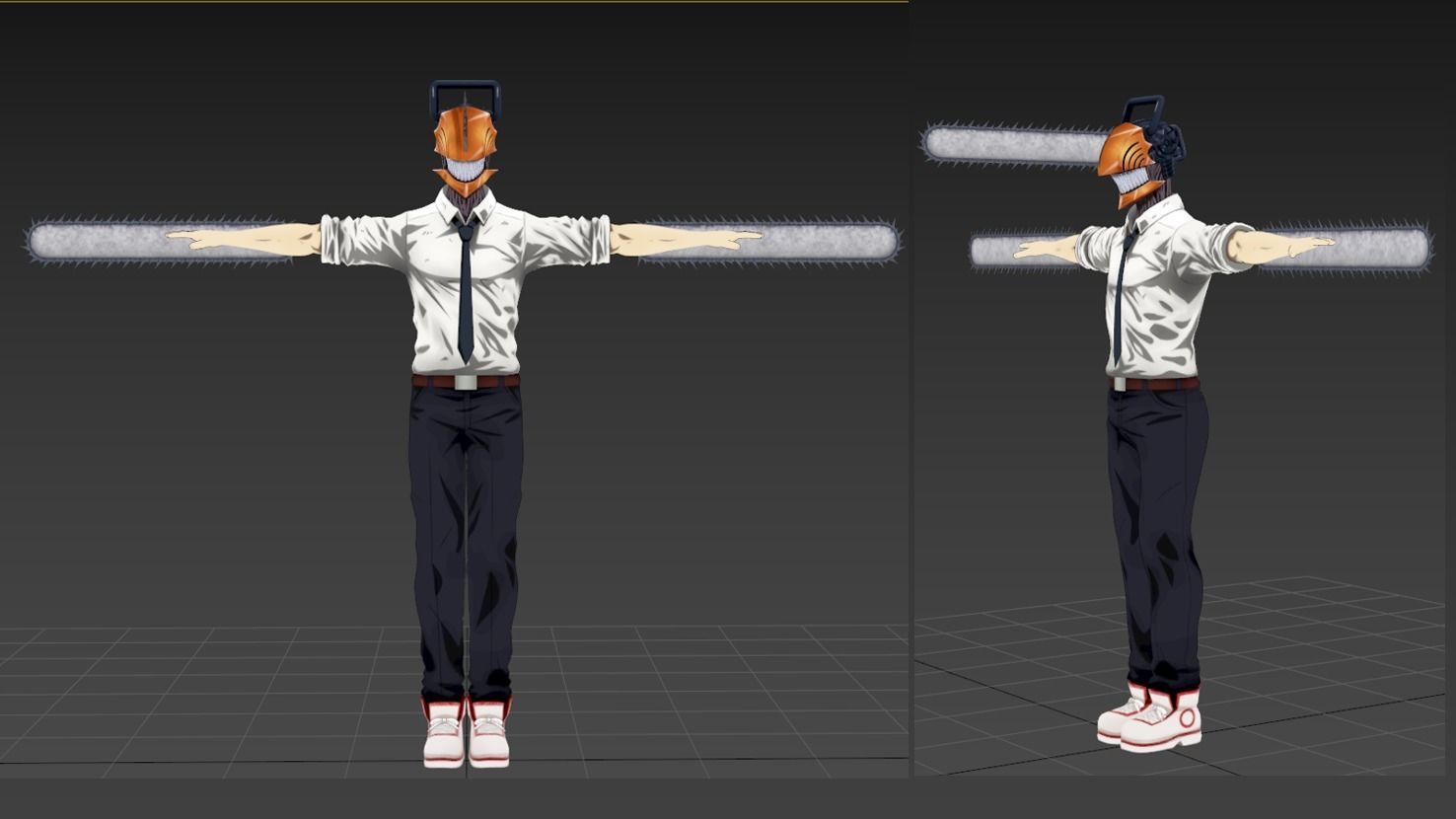 Chainsaw Man Avatar VRChat 3D model_1