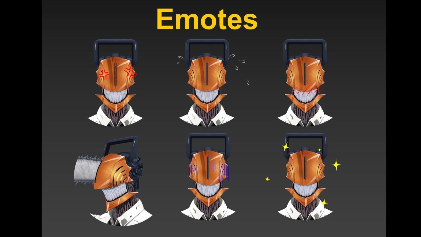 Chainsaw Man Avatar VRChat 3D model_7