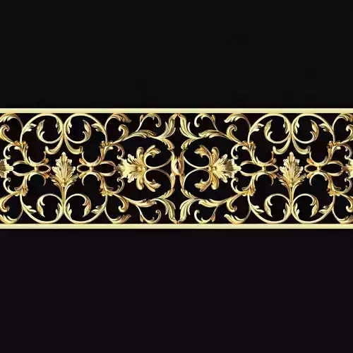 Decor for furniture carved baguette