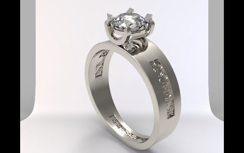 Khmer Diamond Rings 3D print model_2