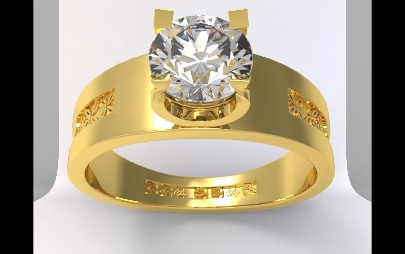 Khmer Diamond Rings 3D print model_4