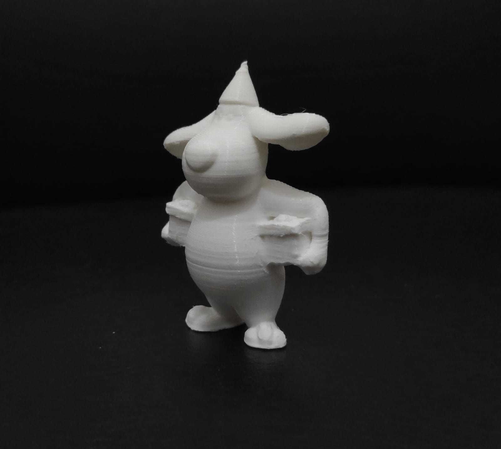 Rabbit Gift 3D print model_10