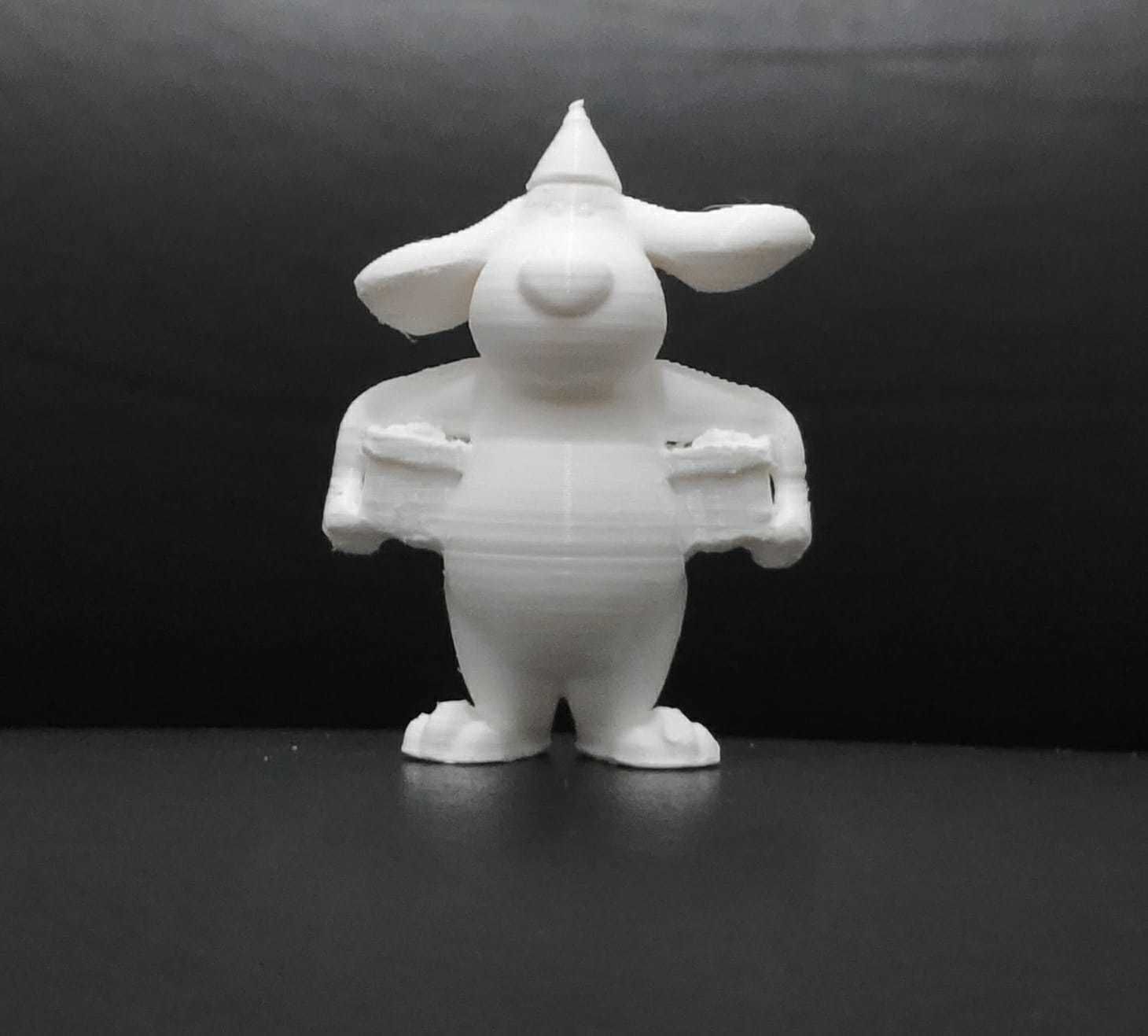 Rabbit Gift 3D print model_4