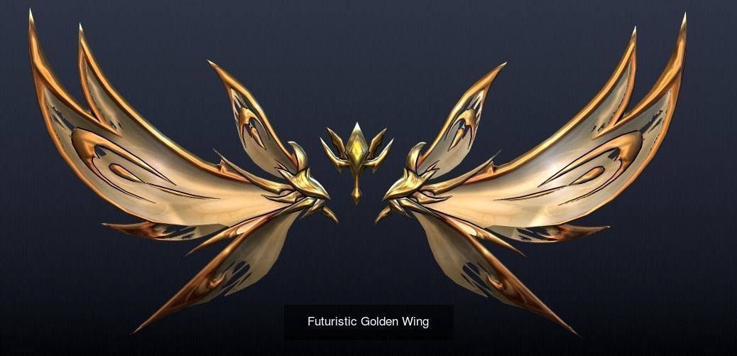 54 pieces Wing Pack 3D Model Collection_45
