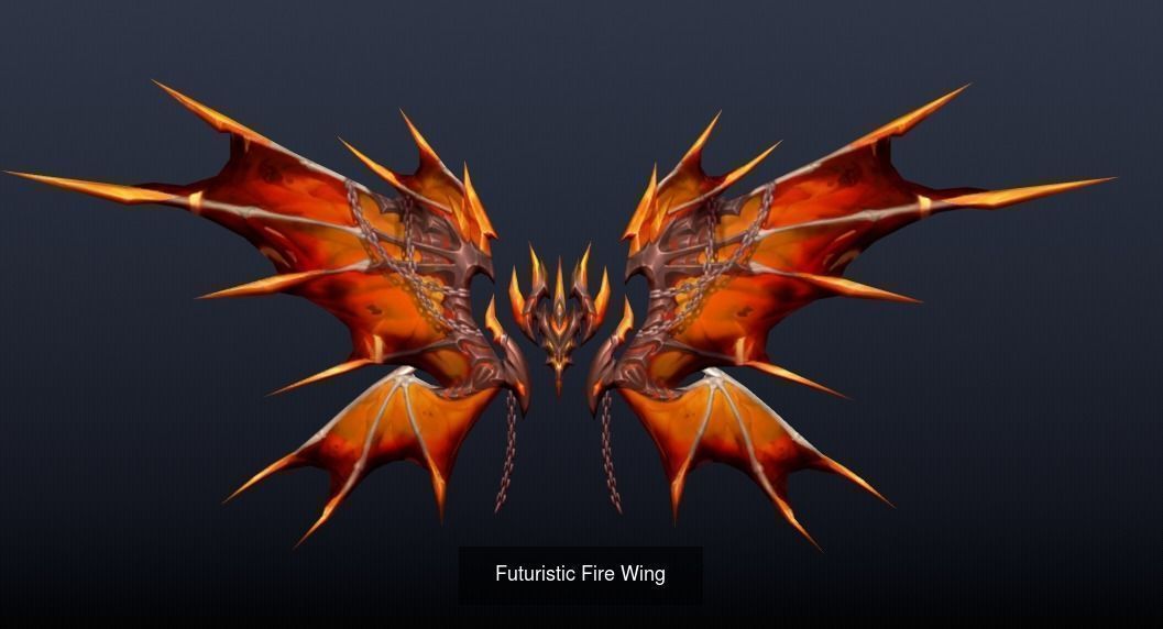 54 pieces Wing Pack 3D Model Collection_47