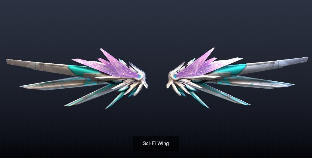 54 pieces Wing Pack 3D Model Collection_59