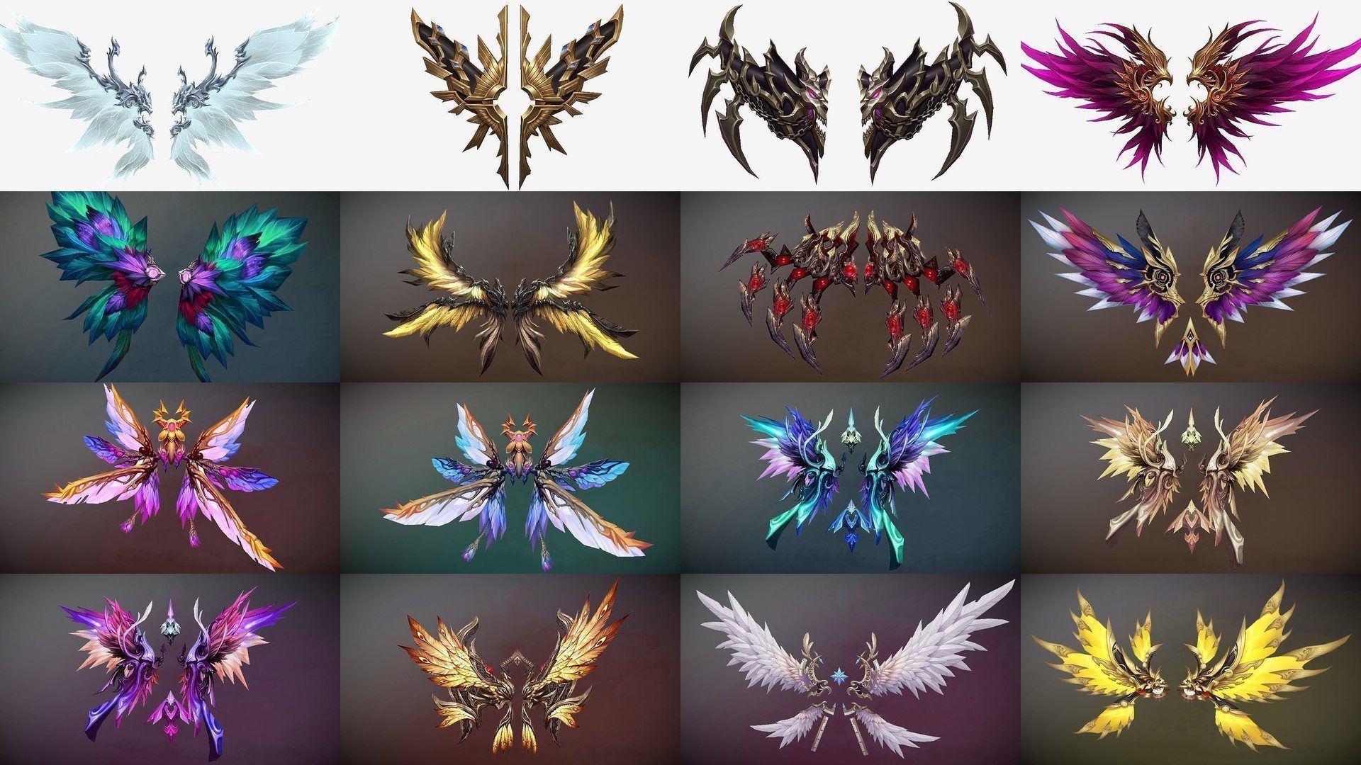 54 pieces Wing Pack 3D Model Collection_1