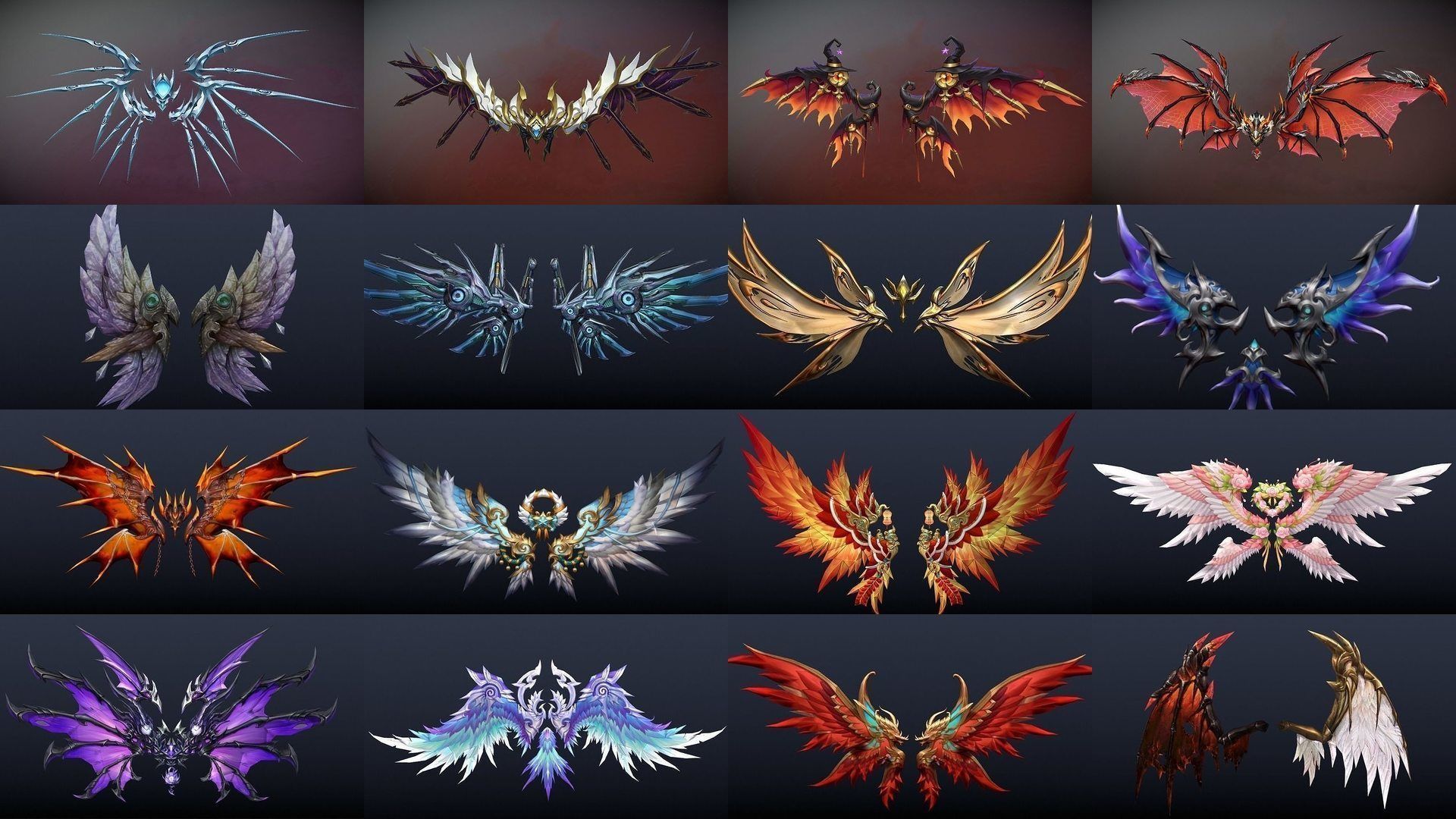 54 pieces Wing Pack 3D Model Collection_3