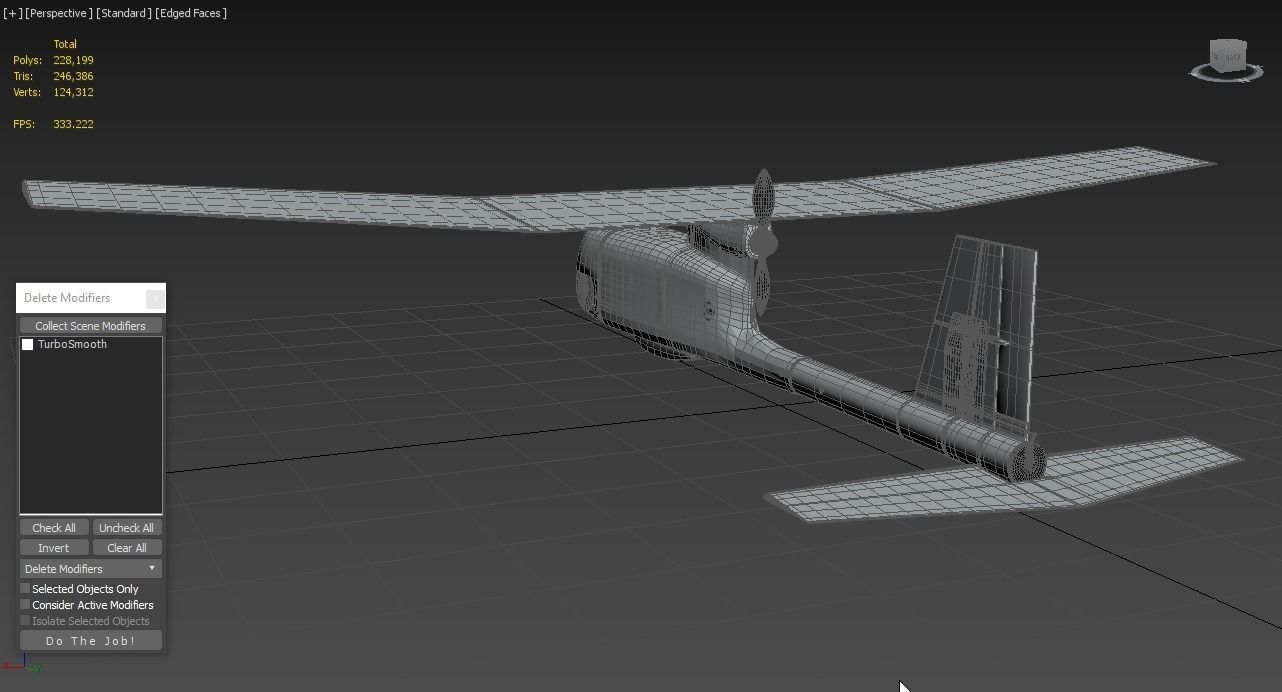 AeroVironment UAV RQ-11 b Raven Unmanned Aerial Vehicle 3D model_9