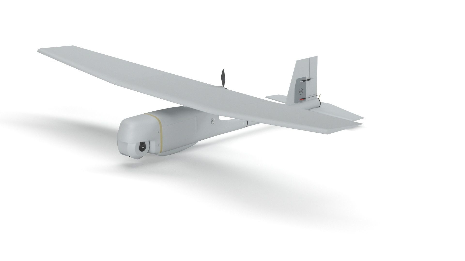 AeroVironment UAV RQ-11 b Raven Unmanned Aerial Vehicle 3D model_42