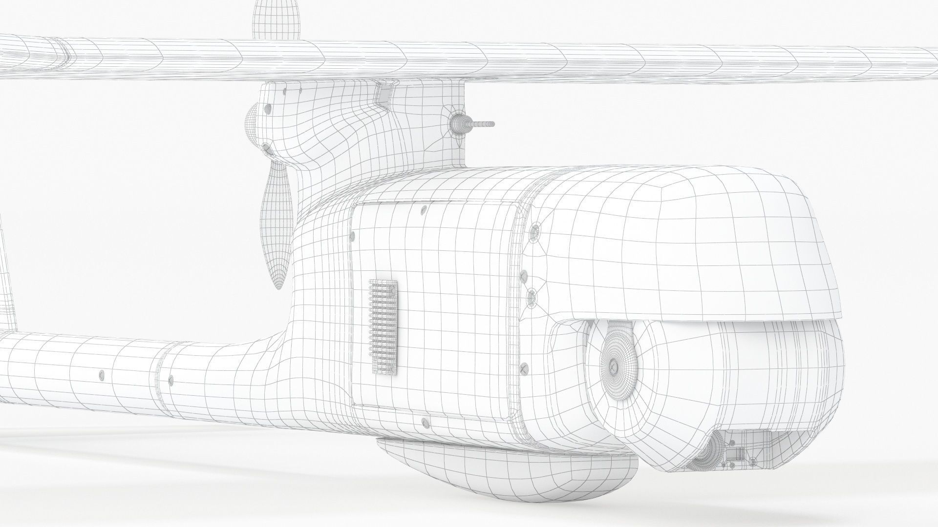 AeroVironment UAV RQ-11 b Raven Unmanned Aerial Vehicle 3D model_13