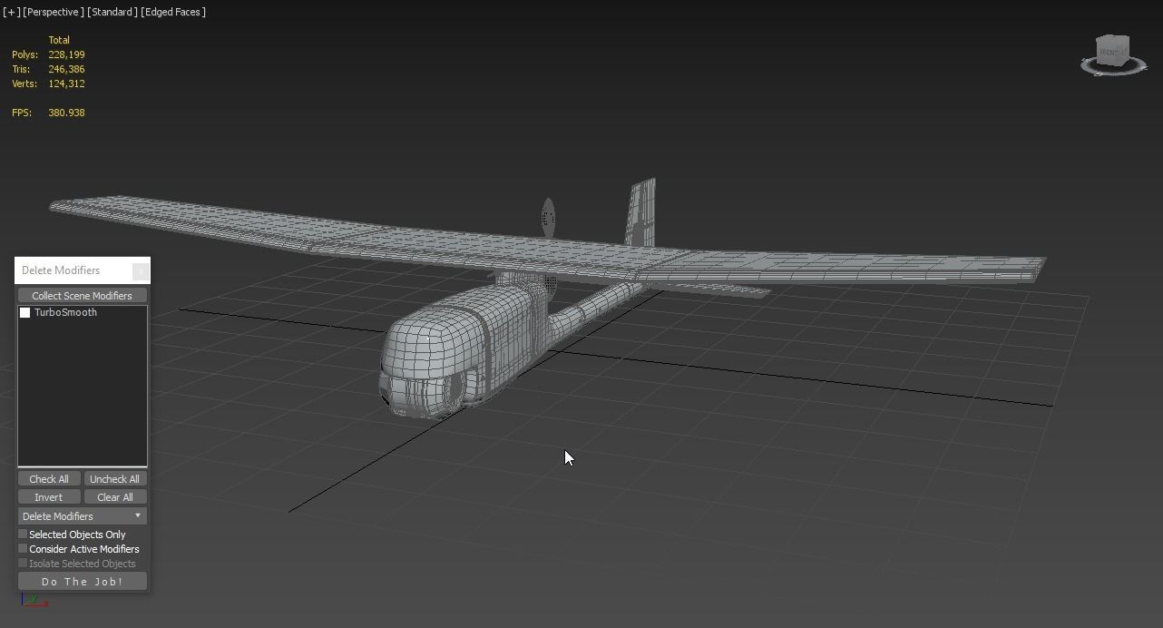 AeroVironment UAV RQ-11 b Raven Unmanned Aerial Vehicle 3D model_8