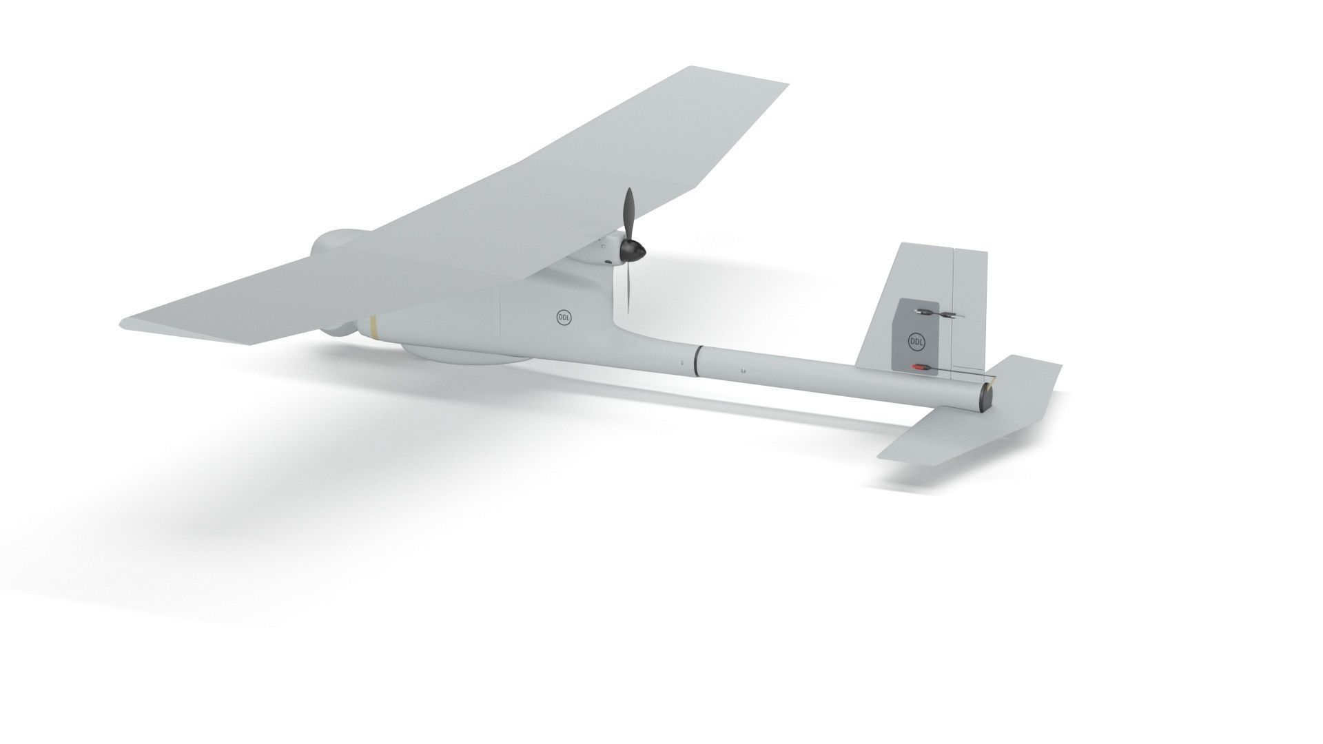 AeroVironment UAV RQ-11 b Raven Unmanned Aerial Vehicle 3D model_38
