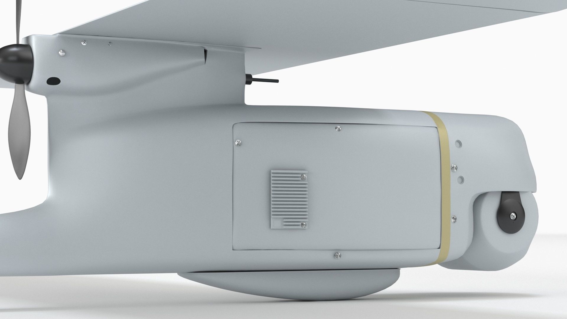 AeroVironment UAV RQ-11 b Raven Unmanned Aerial Vehicle 3D model_3