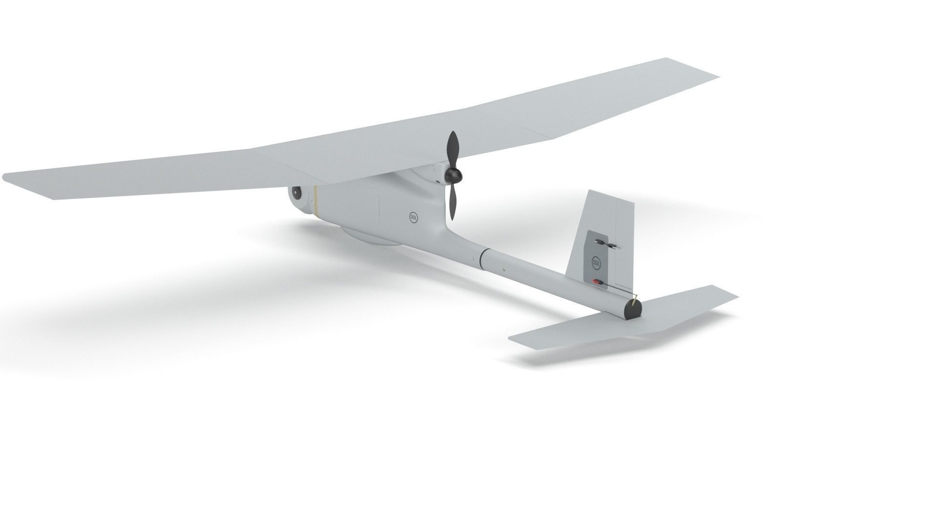 AeroVironment UAV RQ-11 b Raven Unmanned Aerial Vehicle 3D model_37