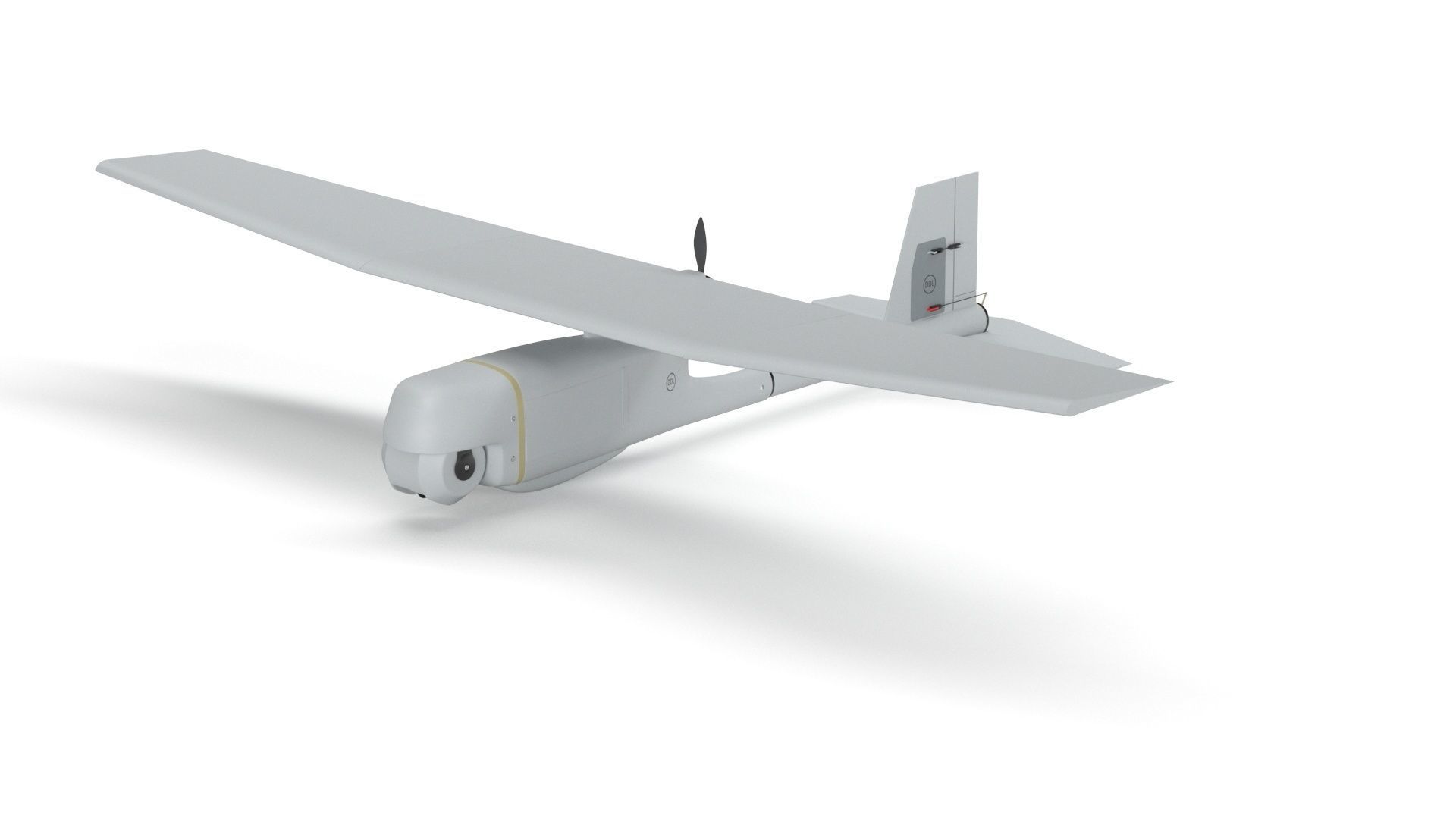 AeroVironment UAV RQ-11 b Raven Unmanned Aerial Vehicle 3D model_43
