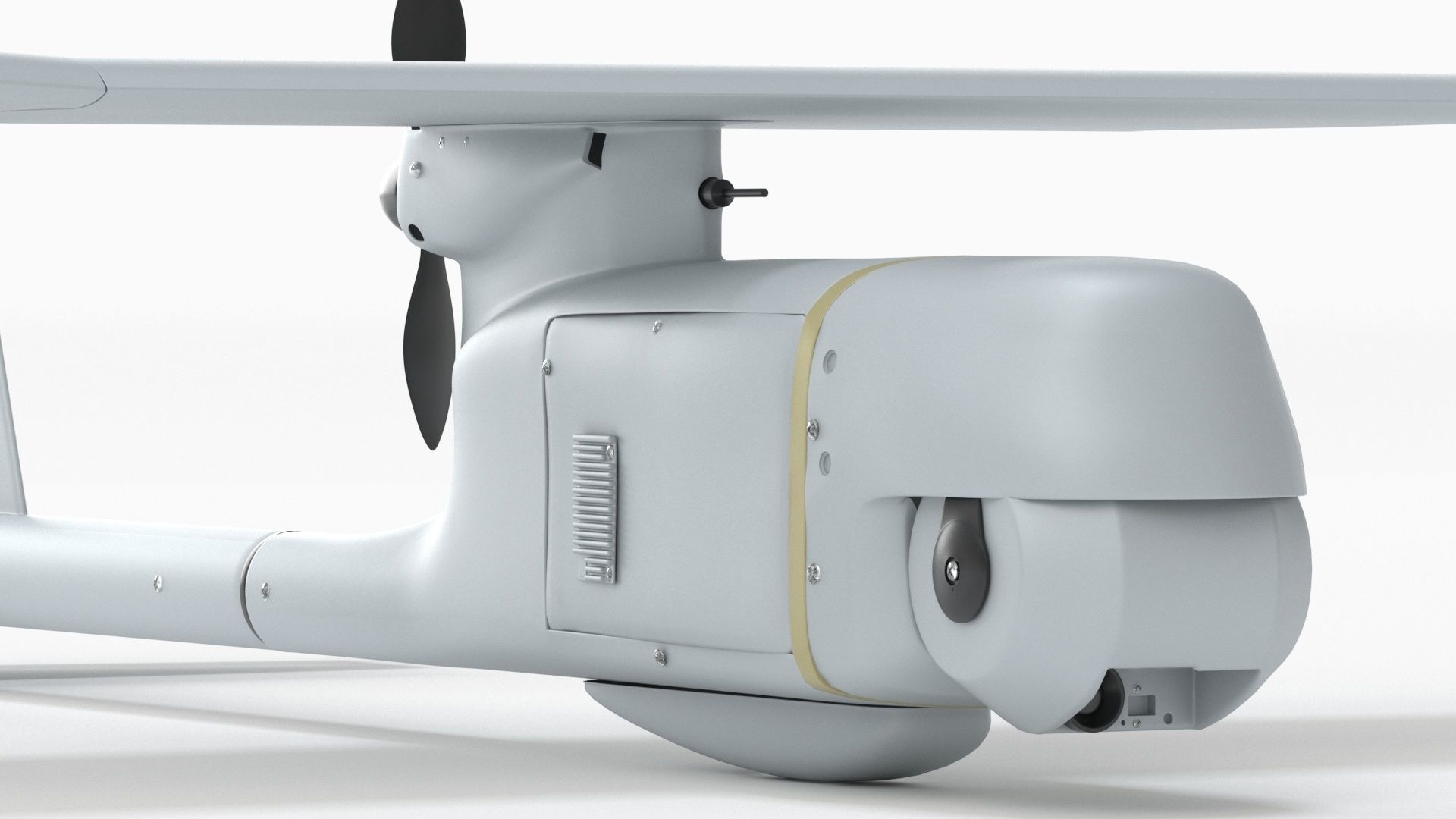 AeroVironment UAV RQ-11 b Raven Unmanned Aerial Vehicle 3D model_12