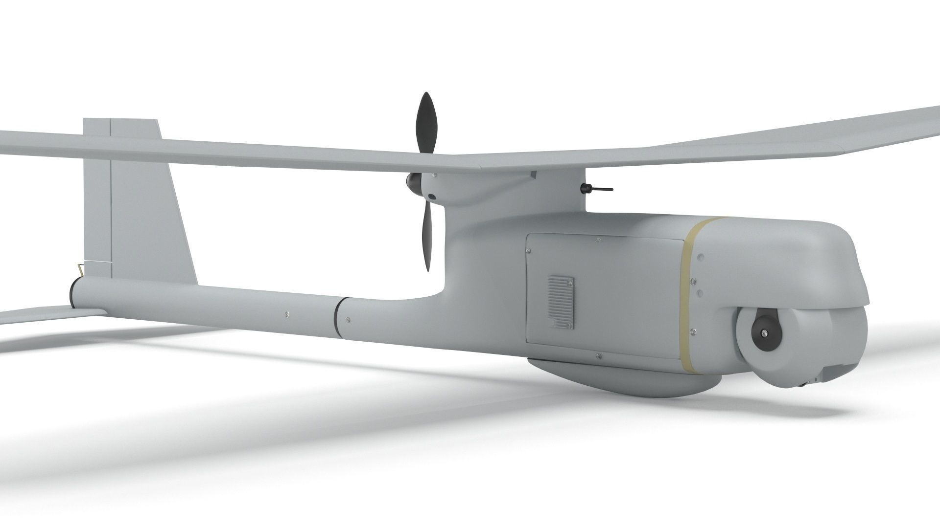 AeroVironment UAV RQ-11 b Raven Unmanned Aerial Vehicle 3D model_5