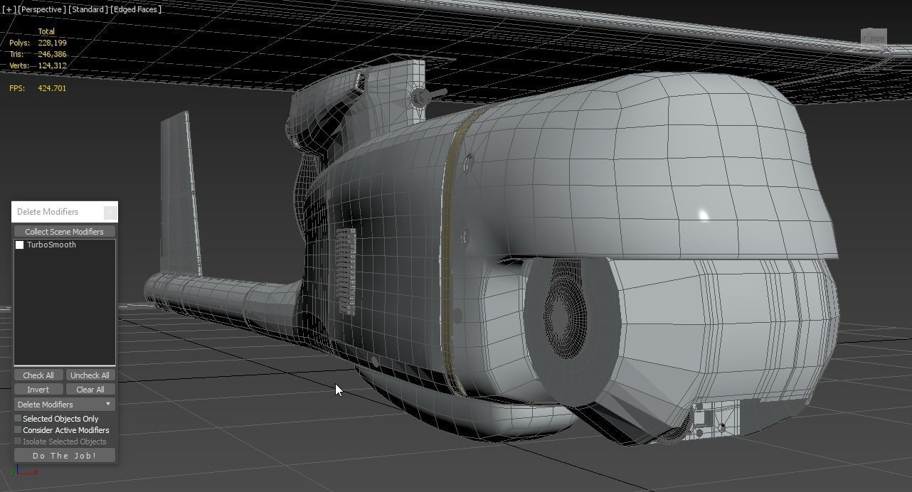 AeroVironment UAV RQ-11 b Raven Unmanned Aerial Vehicle 3D model_11