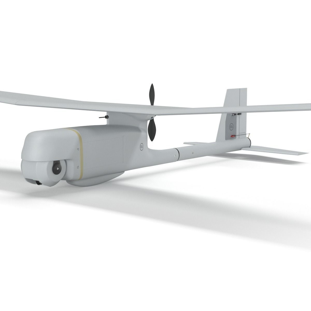 AeroVironment UAV RQ-11 b Raven Unmanned Aerial Vehicle 3D model_44