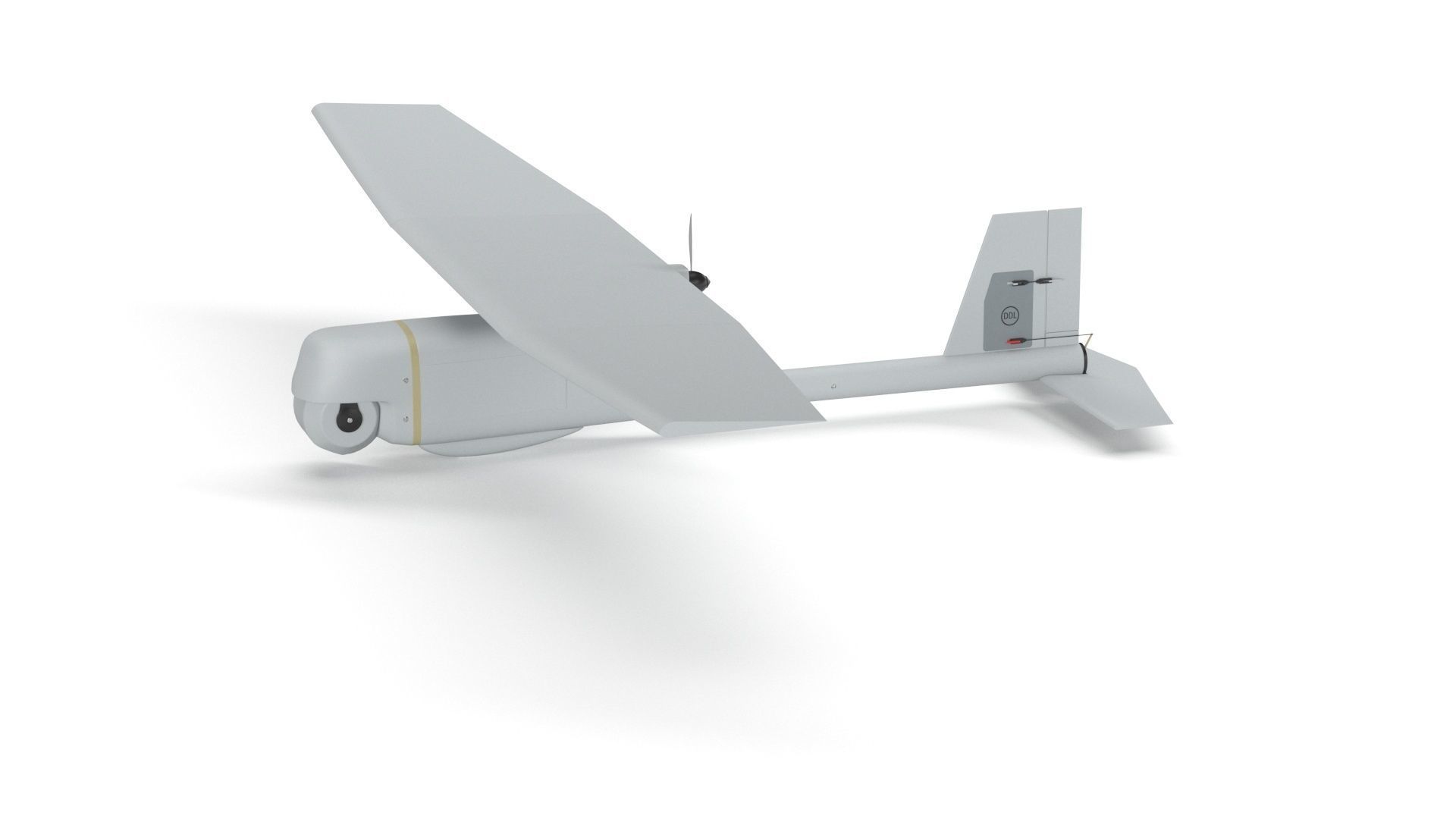 AeroVironment UAV RQ-11 b Raven Unmanned Aerial Vehicle 3D model_40