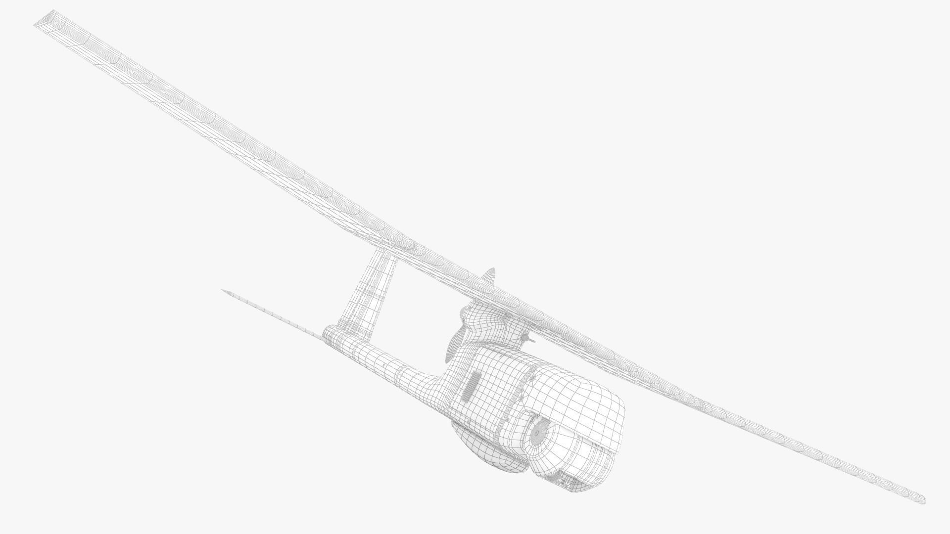 AeroVironment UAV RQ-11 b Raven Unmanned Aerial Vehicle 3D model_18