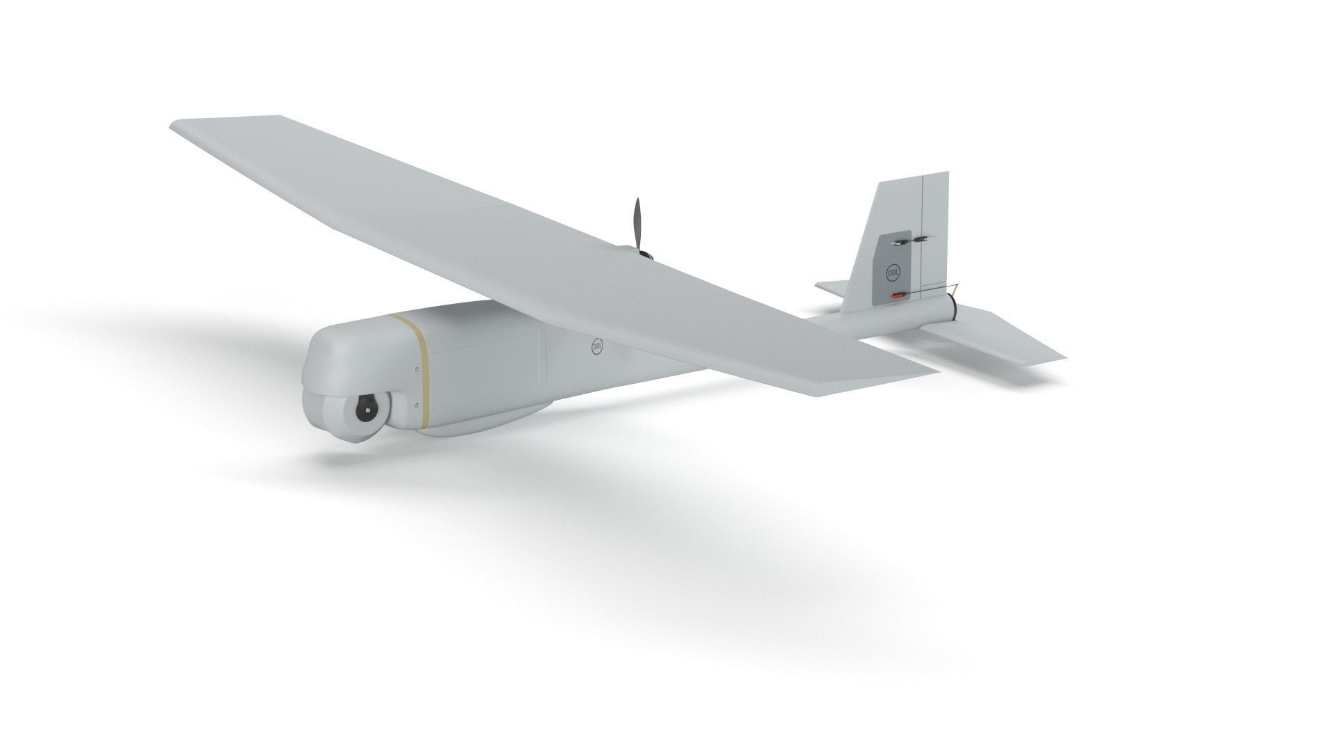 AeroVironment UAV RQ-11 b Raven Unmanned Aerial Vehicle 3D model_41