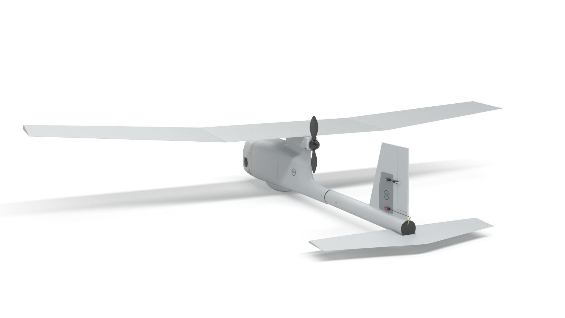AeroVironment UAV RQ-11 b Raven Unmanned Aerial Vehicle 3D model_15
