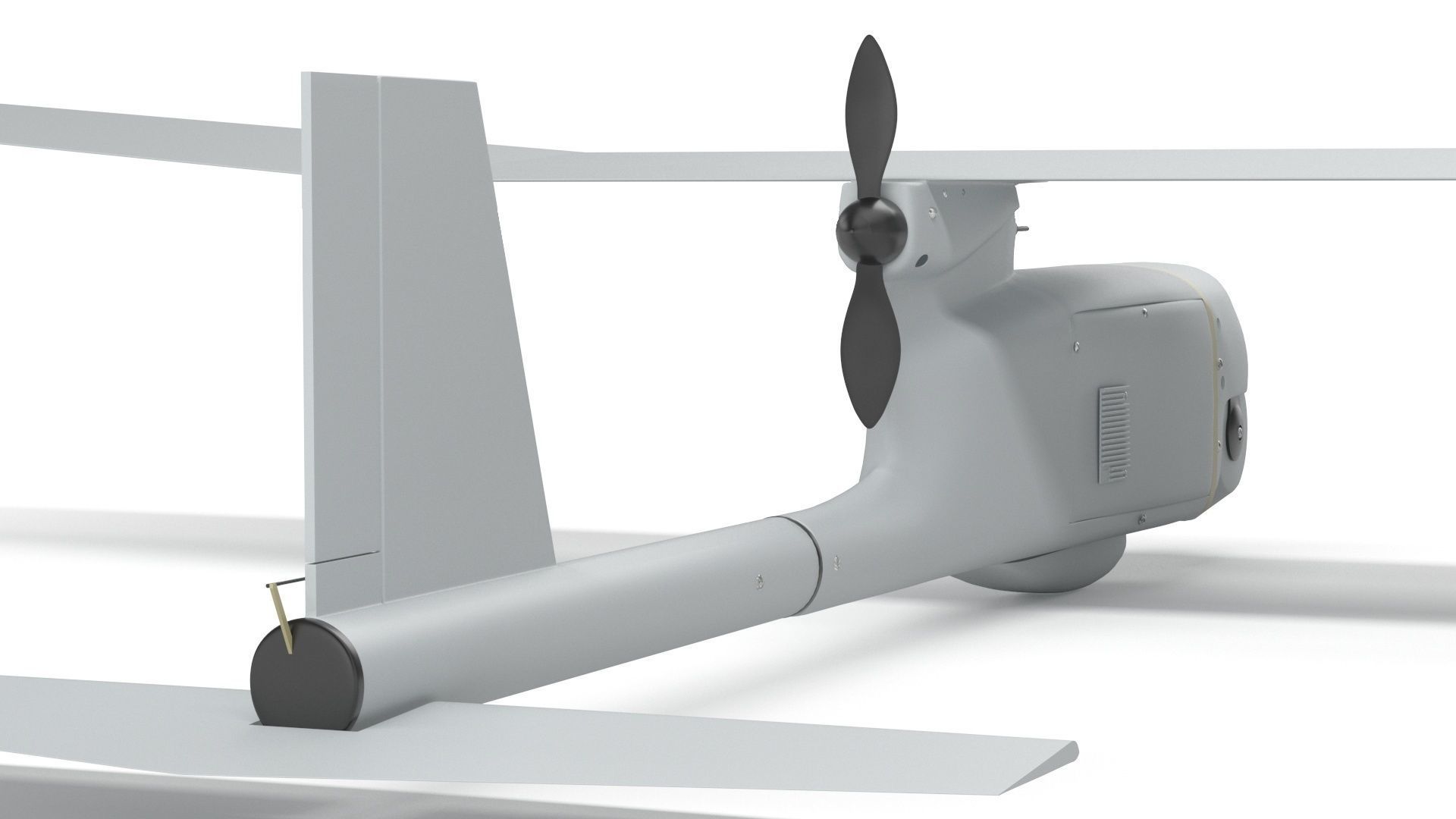 AeroVironment UAV RQ-11 b Raven Unmanned Aerial Vehicle 3D model_6