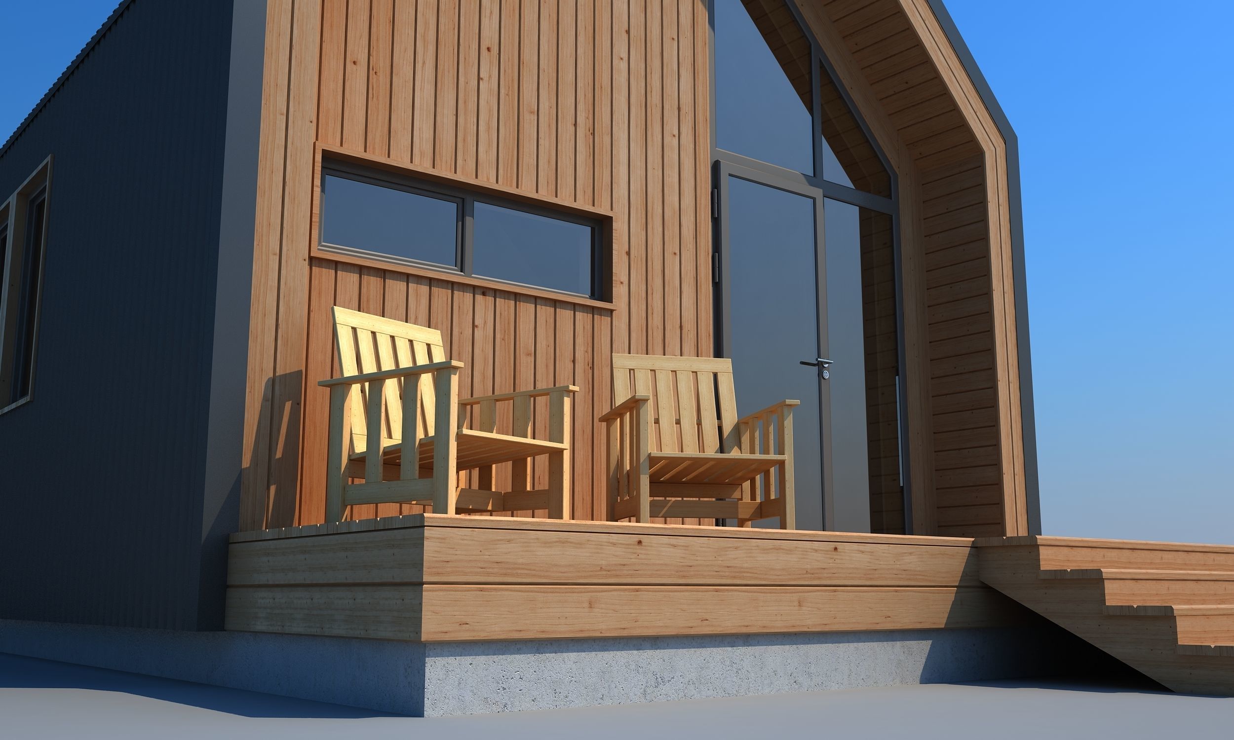 Small Barnhouse 3D model_5