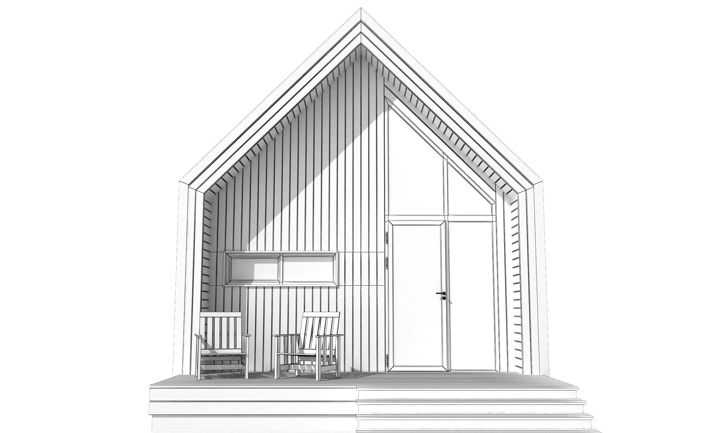 Small Barnhouse 3D model_14
