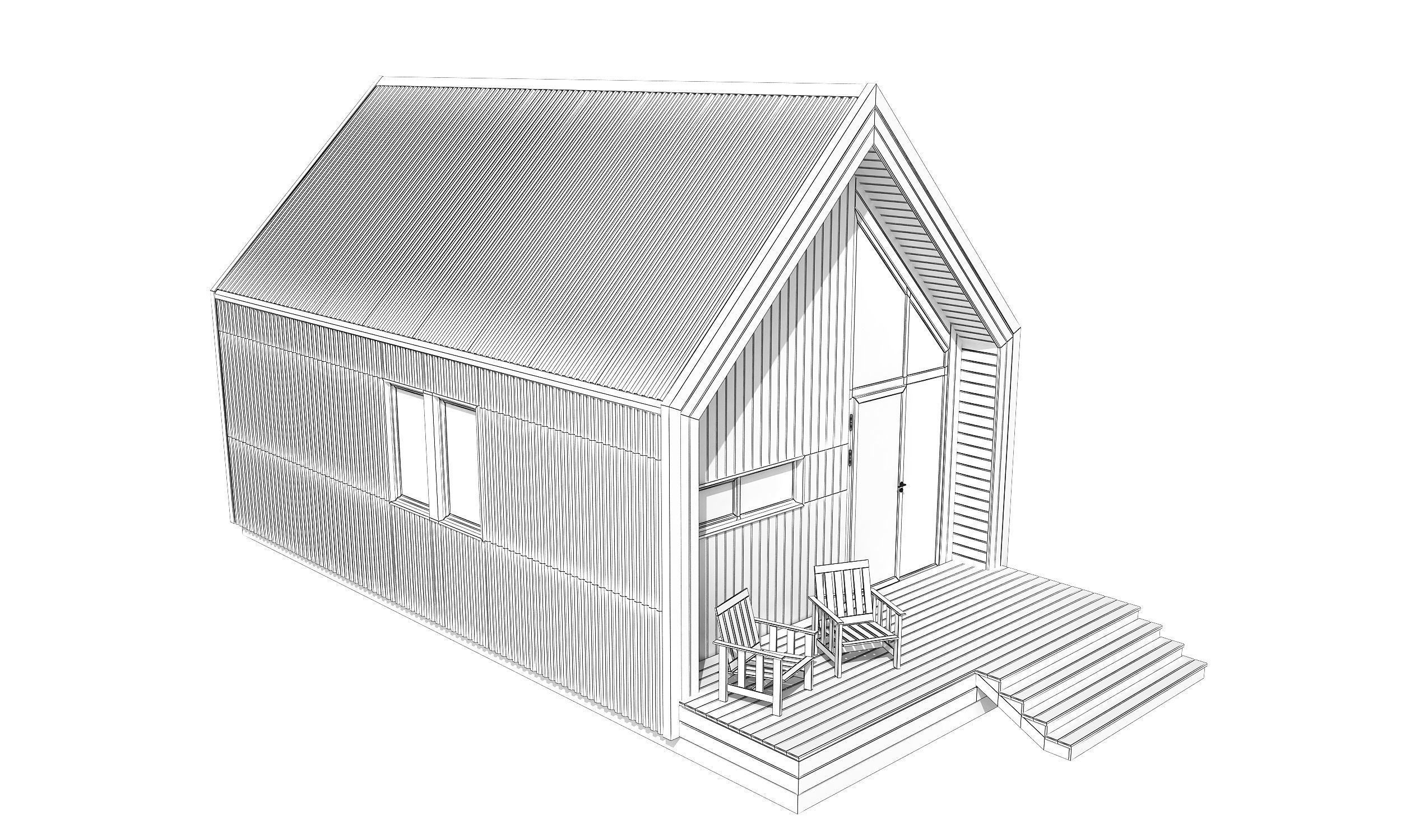 Small Barnhouse 3D model_15