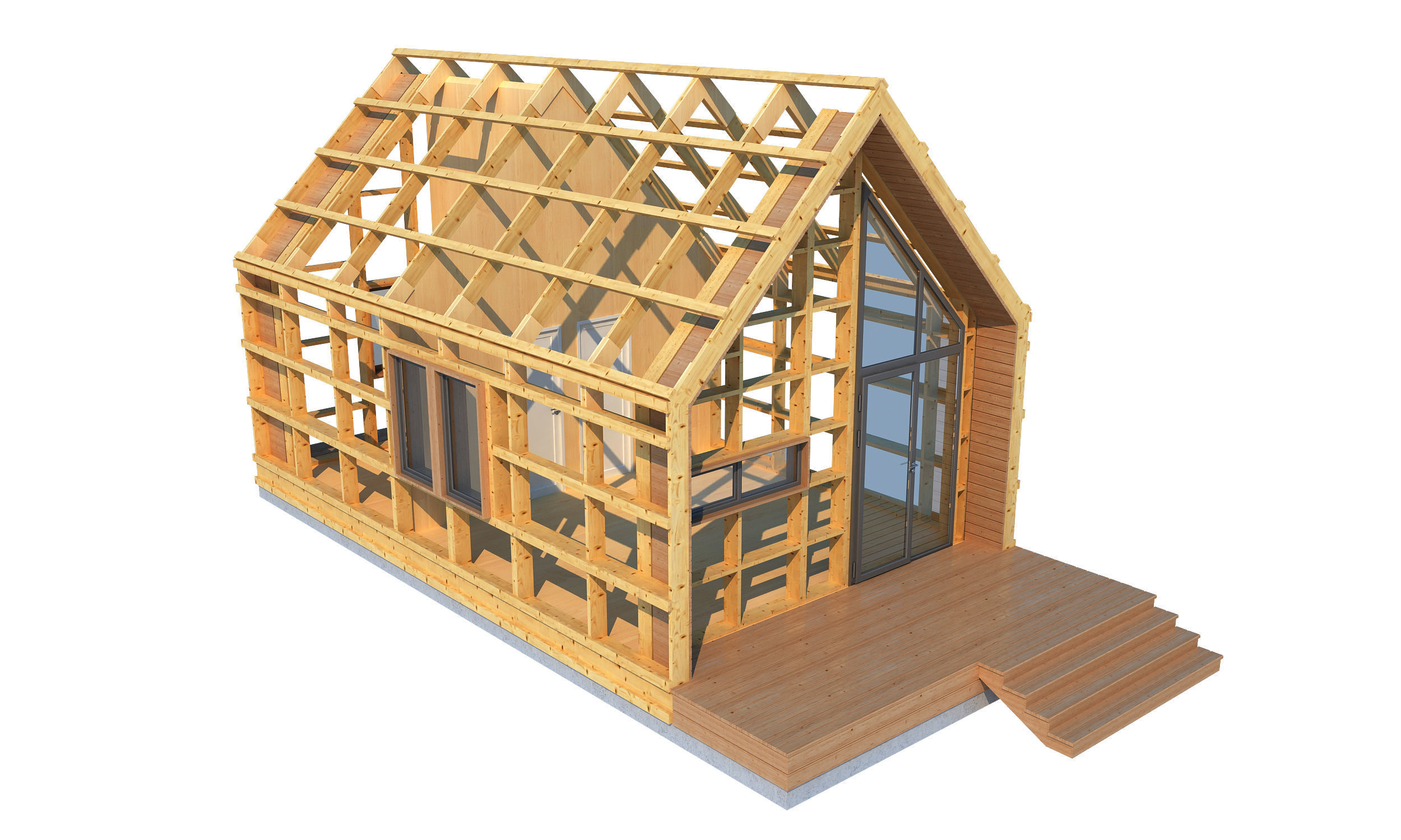Small Barnhouse 3D model_12