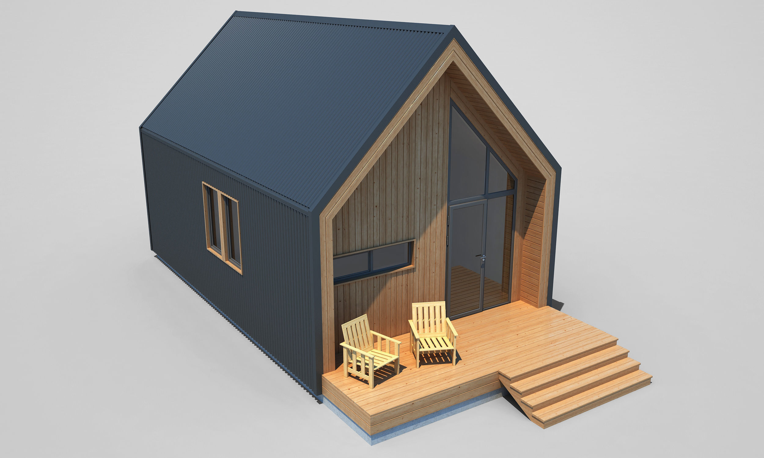 Small Barnhouse 3D model_1