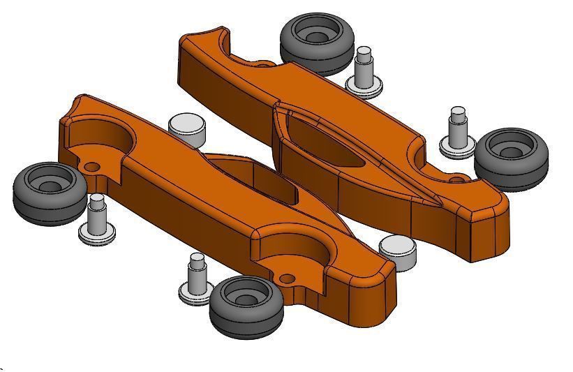 Block car 3D print model_11