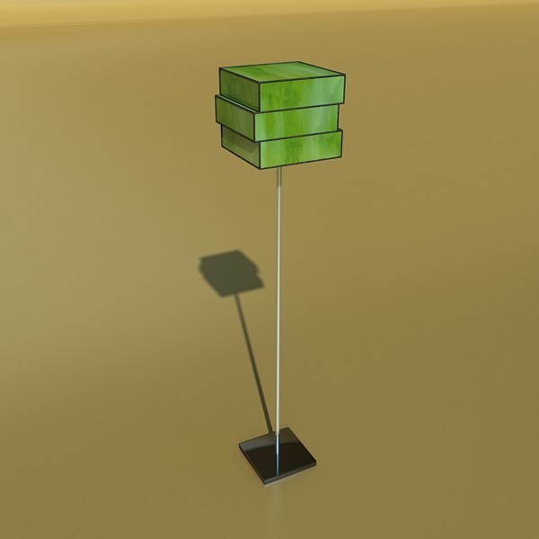 10 Modern Floor Lamps 3D model_21
