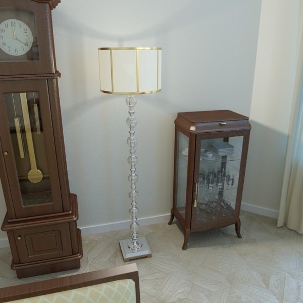 10 Modern Floor Lamps 3D model_37