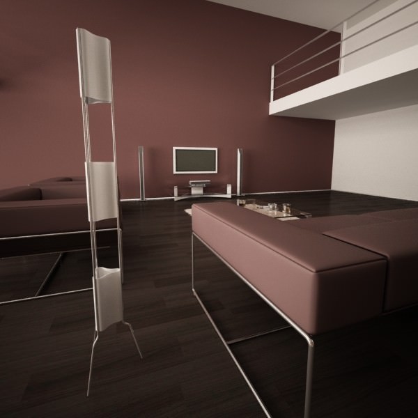 10 Modern Floor Lamps 3D model_48