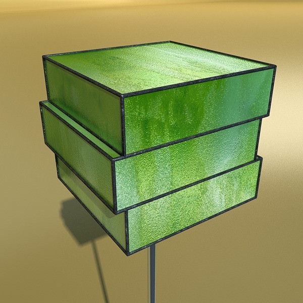 10 Modern Floor Lamps 3D model_22