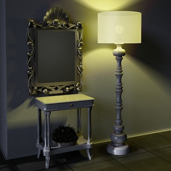 10 Modern Floor Lamps 3D model_55