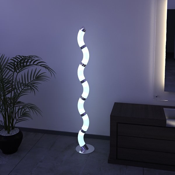 10 Modern Floor Lamps 3D model_13