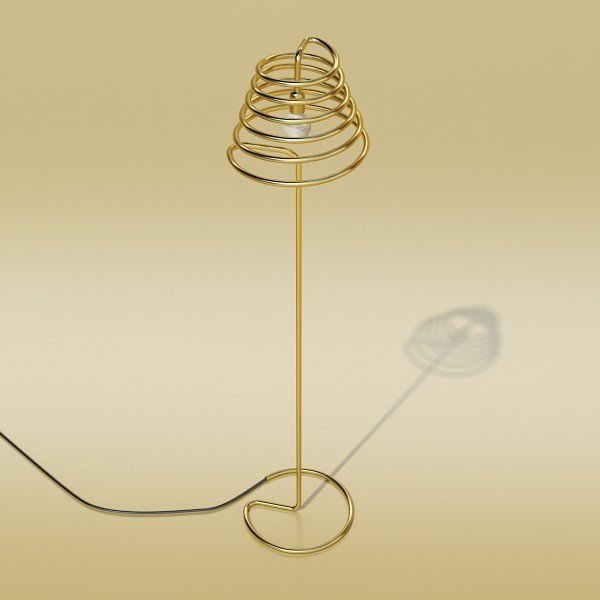 10 Modern Floor Lamps 3D model_16