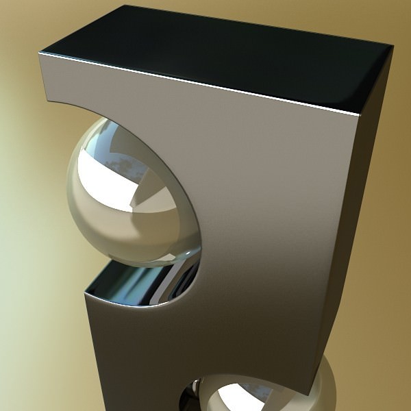 10 Modern Floor Lamps 3D model_4