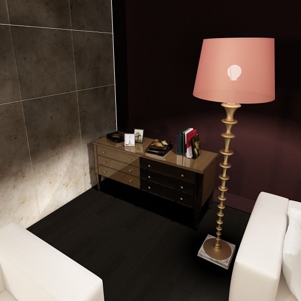 10 Modern Floor Lamps 3D model_43