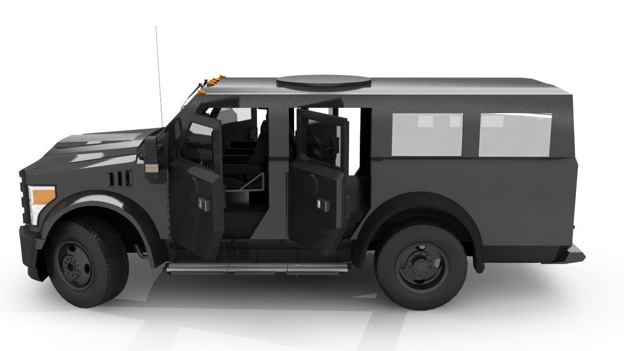 Tactical vehicle 3D model_20